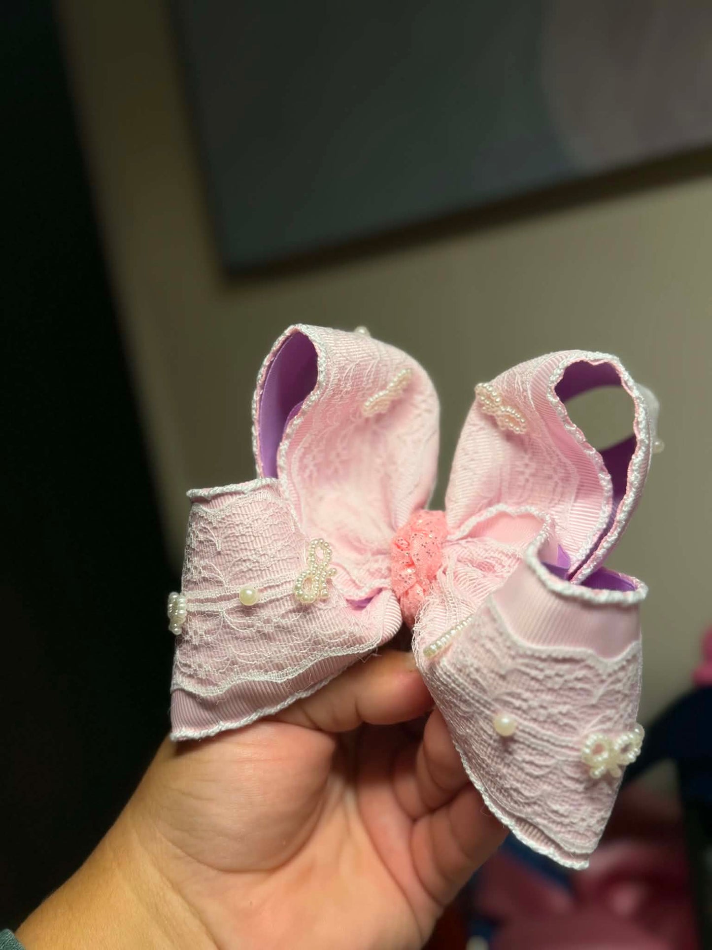 4in pink & purple