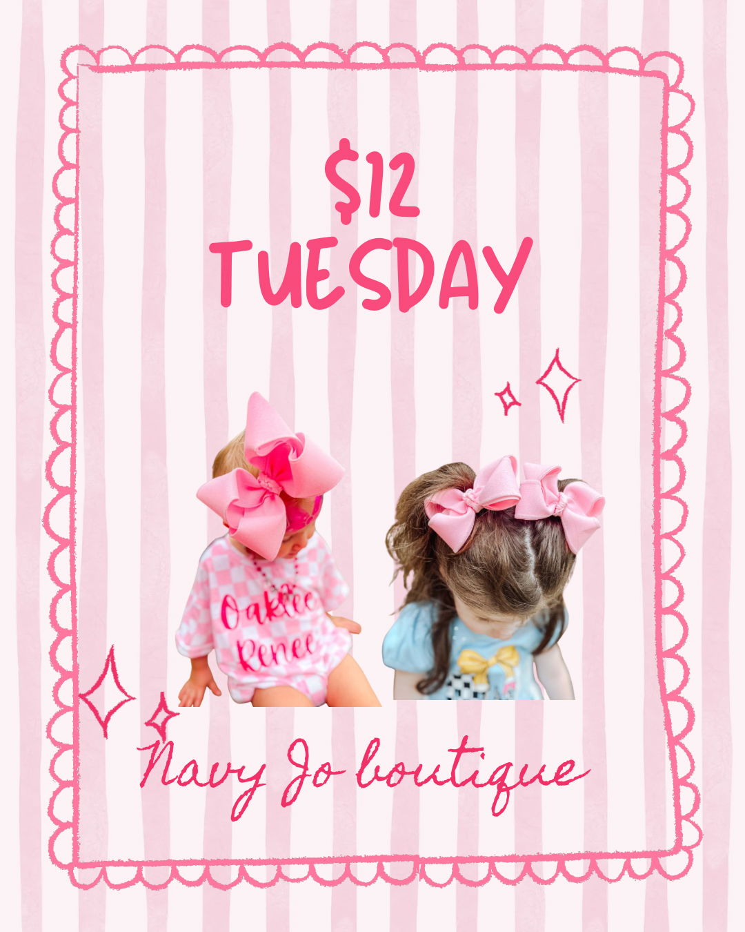$12 Tuesday- Pink glitter